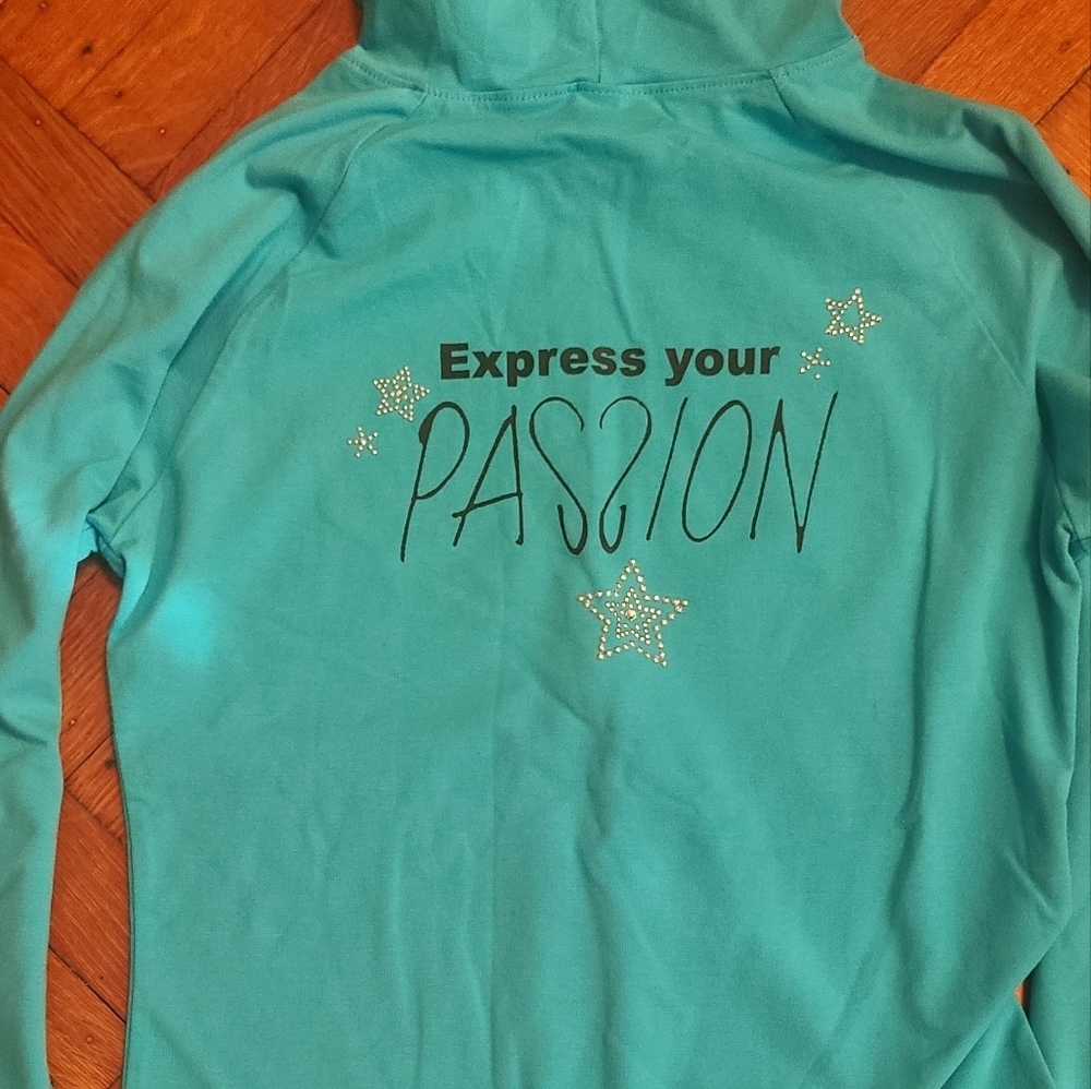 SHADES OF LOVE YOGA JACKET W HOOD MY CLOTHING LINE Hp🔥🔥🔥🔥 - Picture 2 of 5